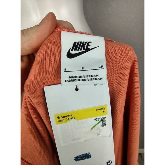 Nike Sportswear Loose Fit Tank Cotton Dress Swoosh Logo Athletic Size Small - Picture 15 of 16